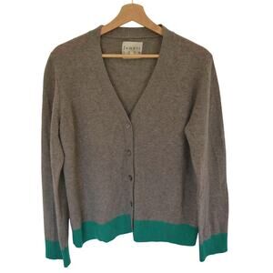 Jumper 1234 Contrast Cashmere Cardigan